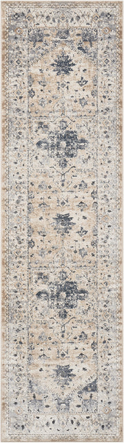 Malta MAI02 Beige Blue Rug - Runner
