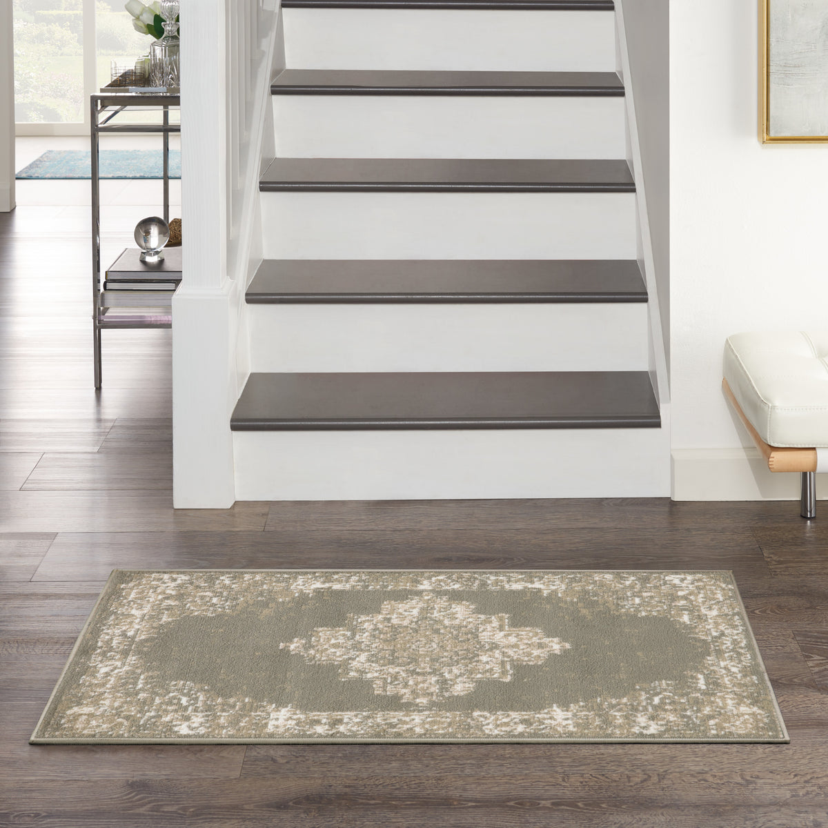 Grafix GRF14 Olive Rug - room scene