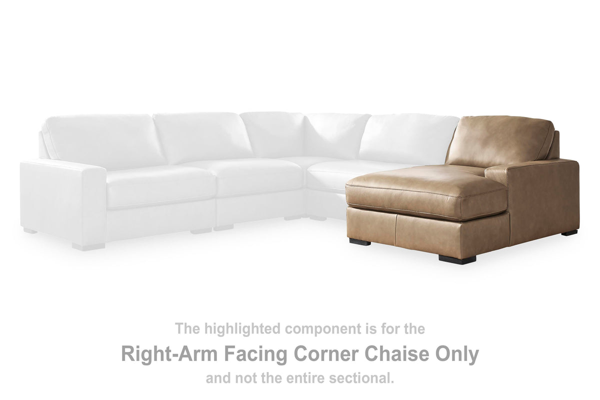 Veronella RAF Corner Chaise Leather