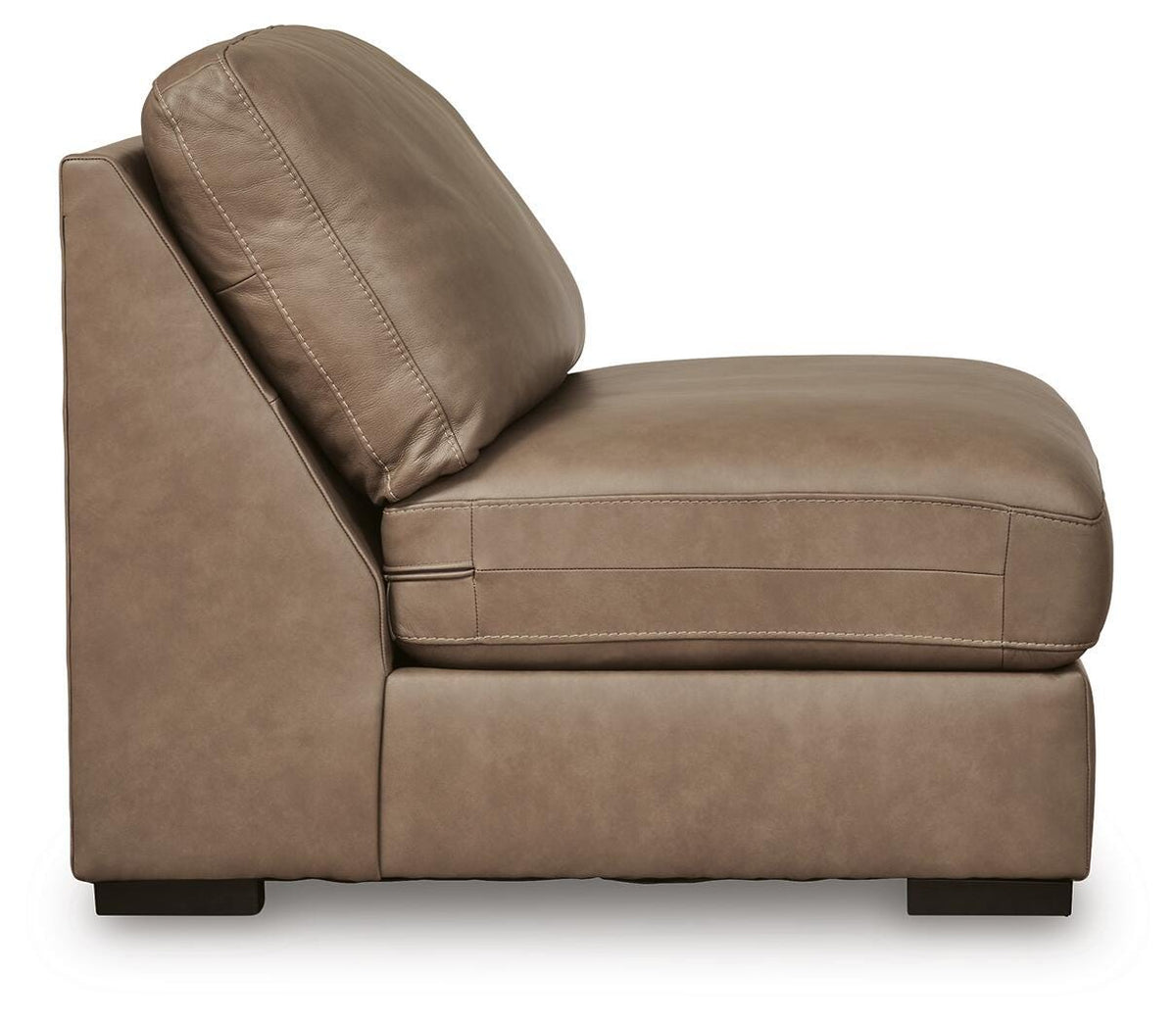 Veronella Armless Chair Leather
