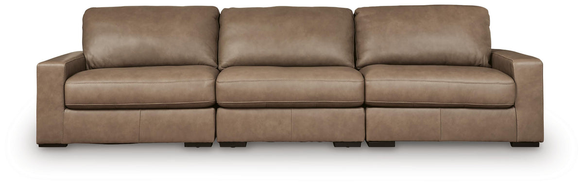 Veronella 3-Piece Sectional Sofa Leather