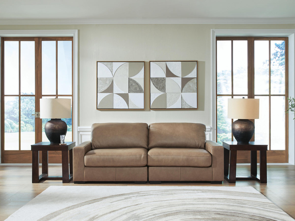 Veronella 2-Piece Sectional Sofa Leather