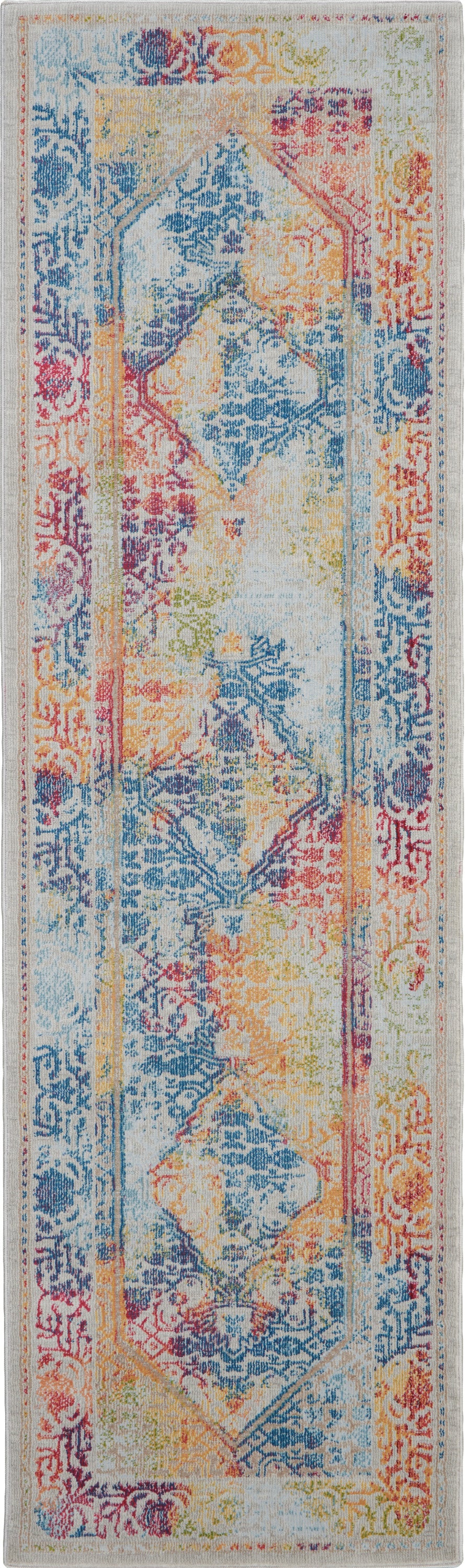 Ankara Global ANR04 Ivory Multicolor Rug - Runner