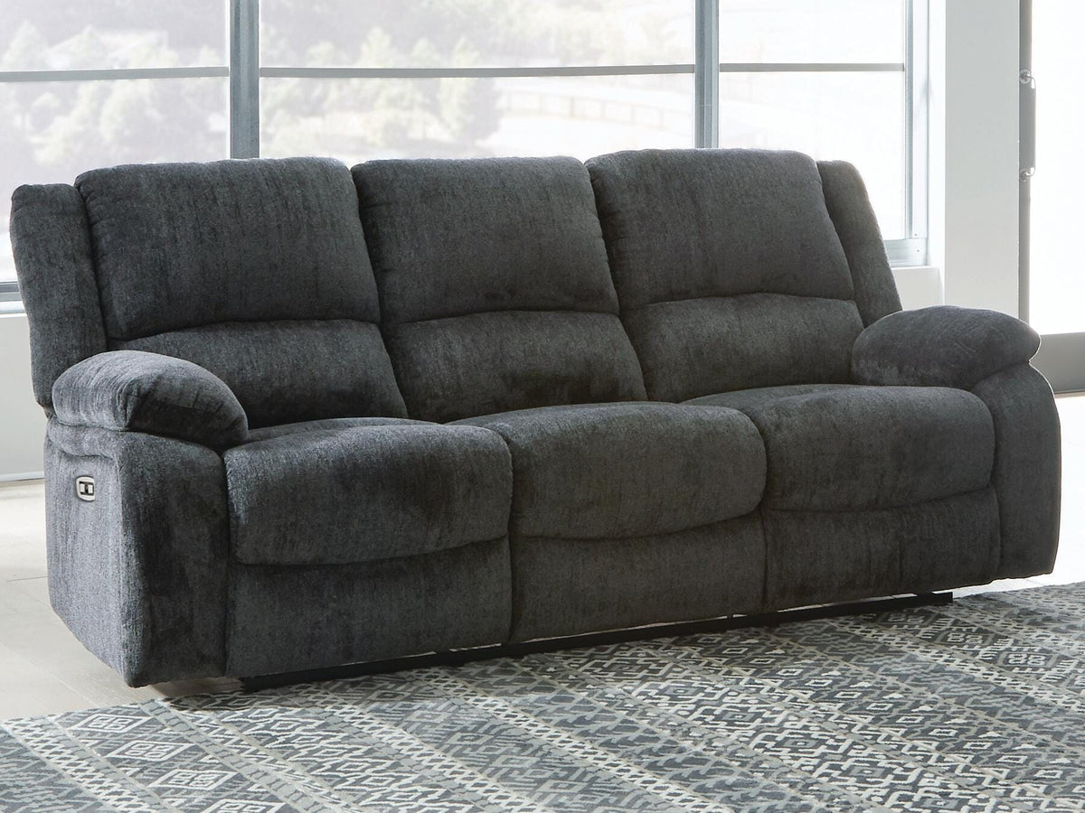 Draycoll Power Reclining Sofa and 2 Power Recliners