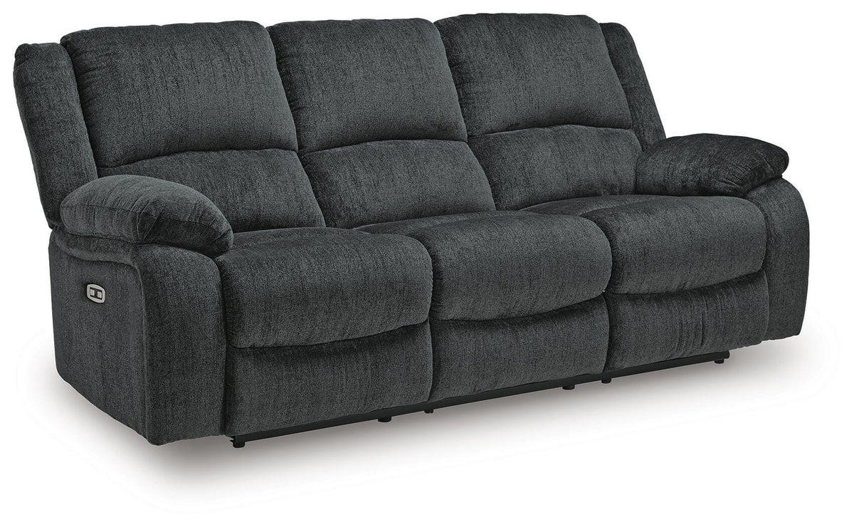 Draycoll Reclining Power Sofa Chenille