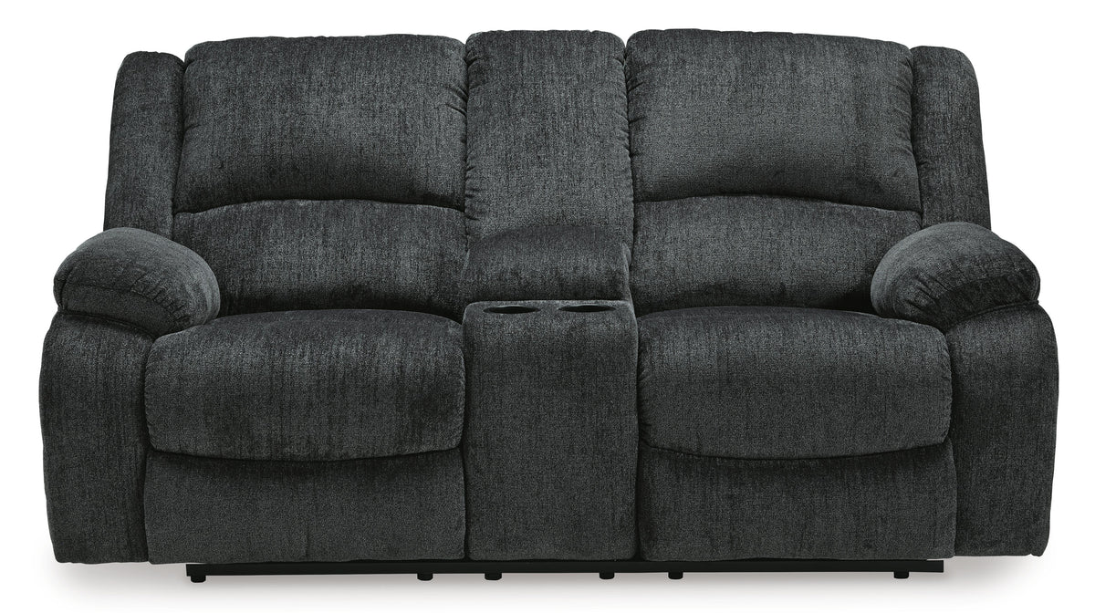 Draycoll DBL REC PWR Loveseat w/Console Chenille