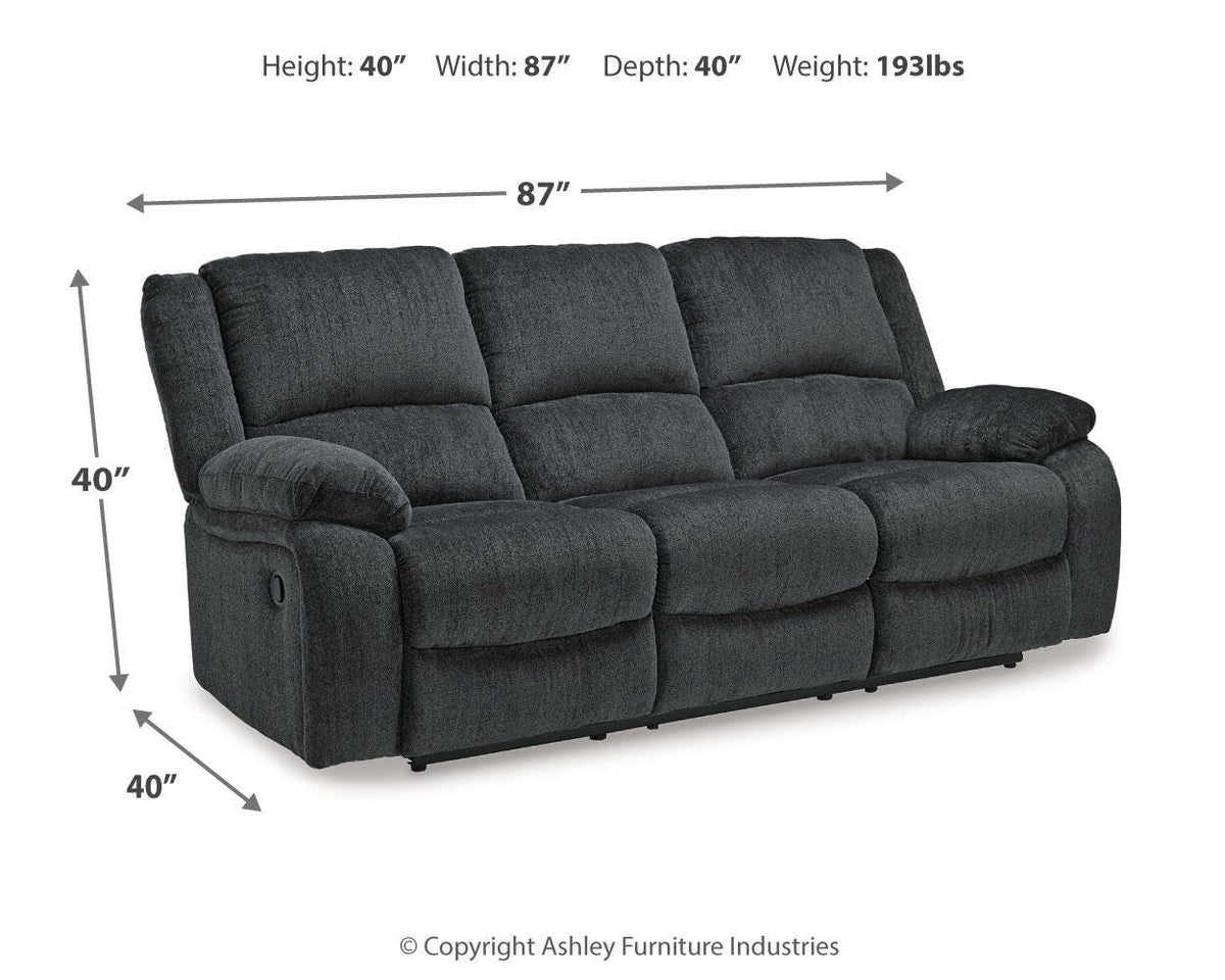 Draycoll Reclining Sofa Chenille