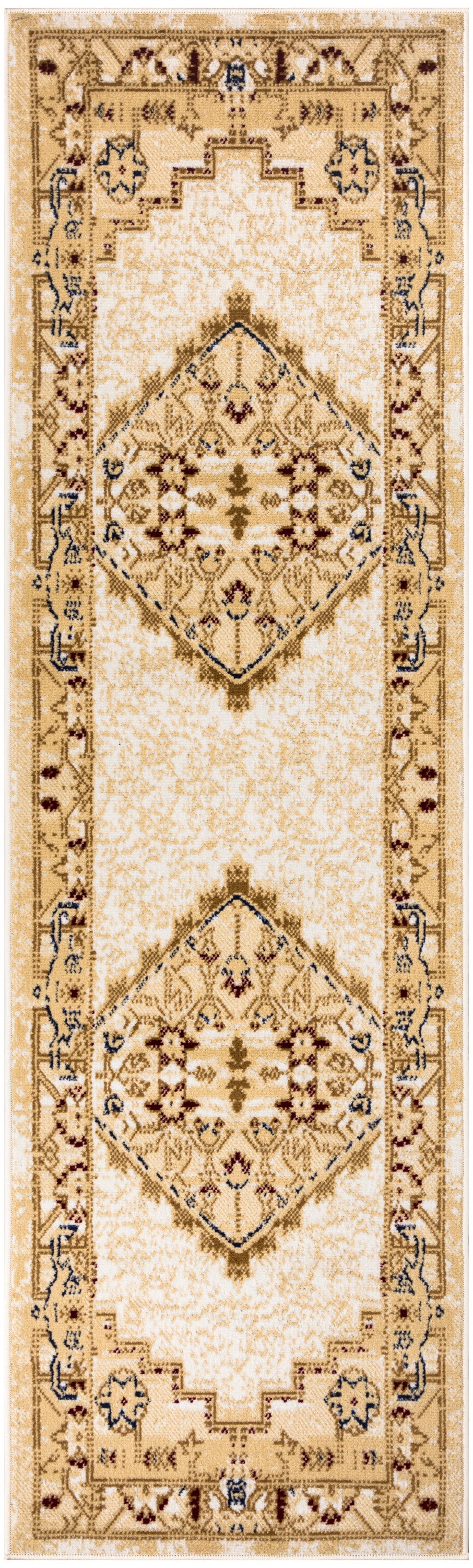 Grafix GRF43 Cream Multicolor Rug - Runner