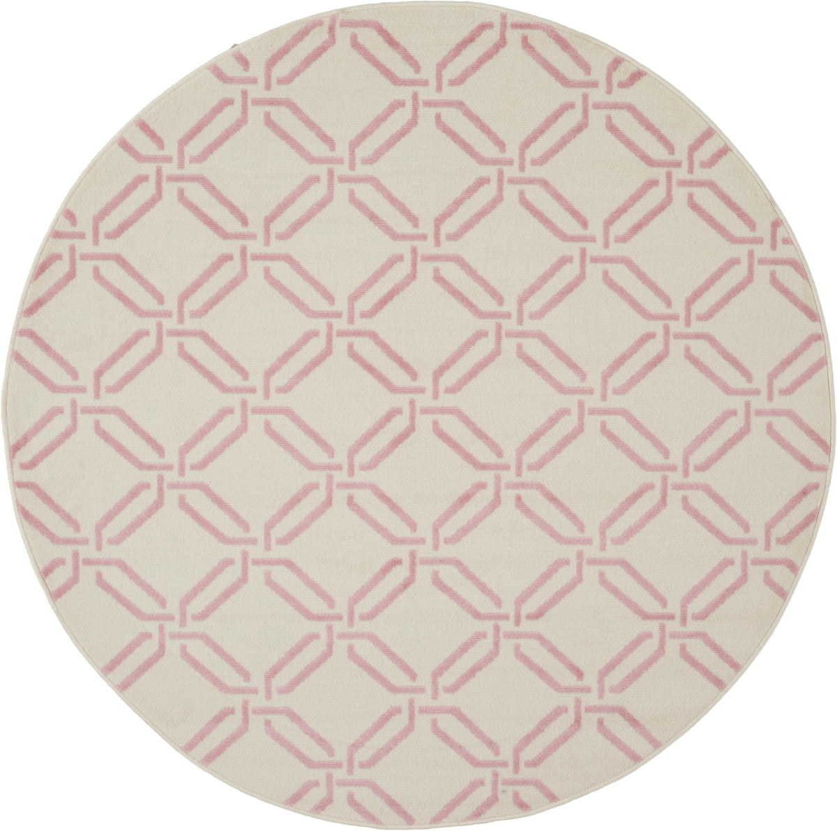 Jubilant JUB17 Ivory Pink Rug - Round