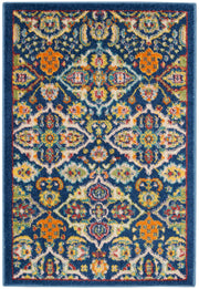Allur ALR03 Navy Multicolor Rug - Rectangle