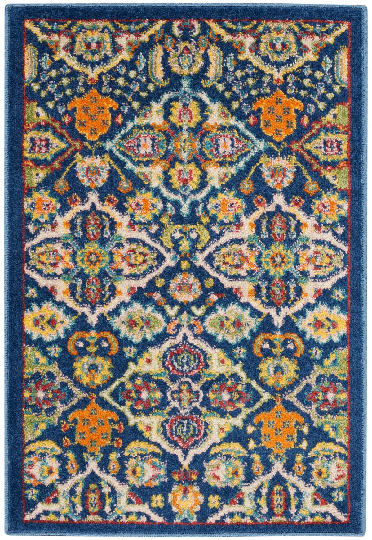 Allur ALR03 Navy Multicolor Rug - Rectangle