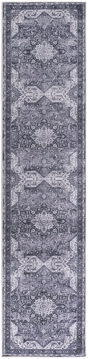 Nourison Washables NWB15 Charcoal Grey Rug - Runner