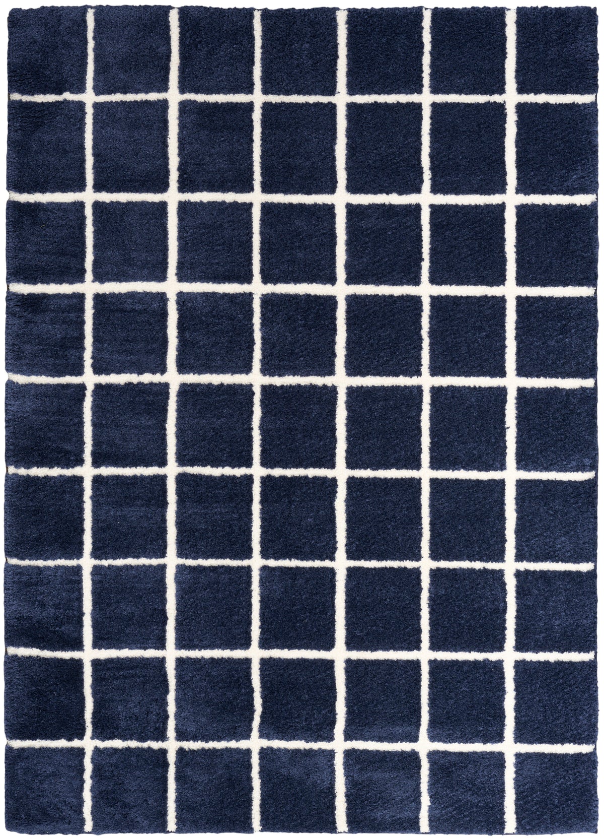 West End Ave WTE01 Navy Ivory Rug - Rectangle