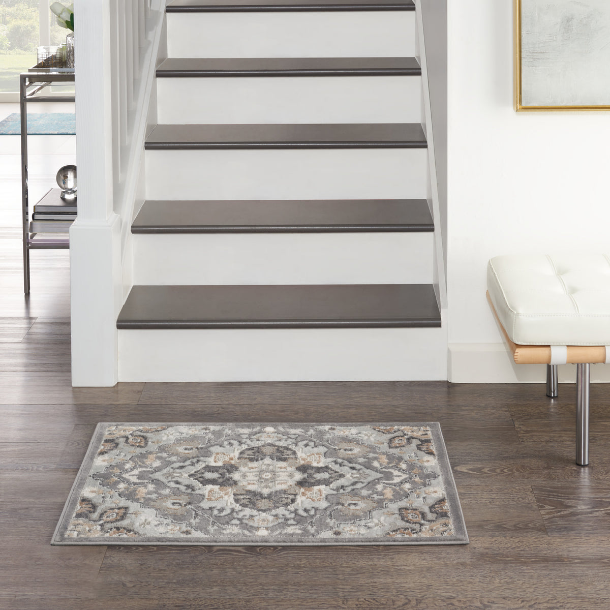 Elation ETN09 Grey Rug - room scene