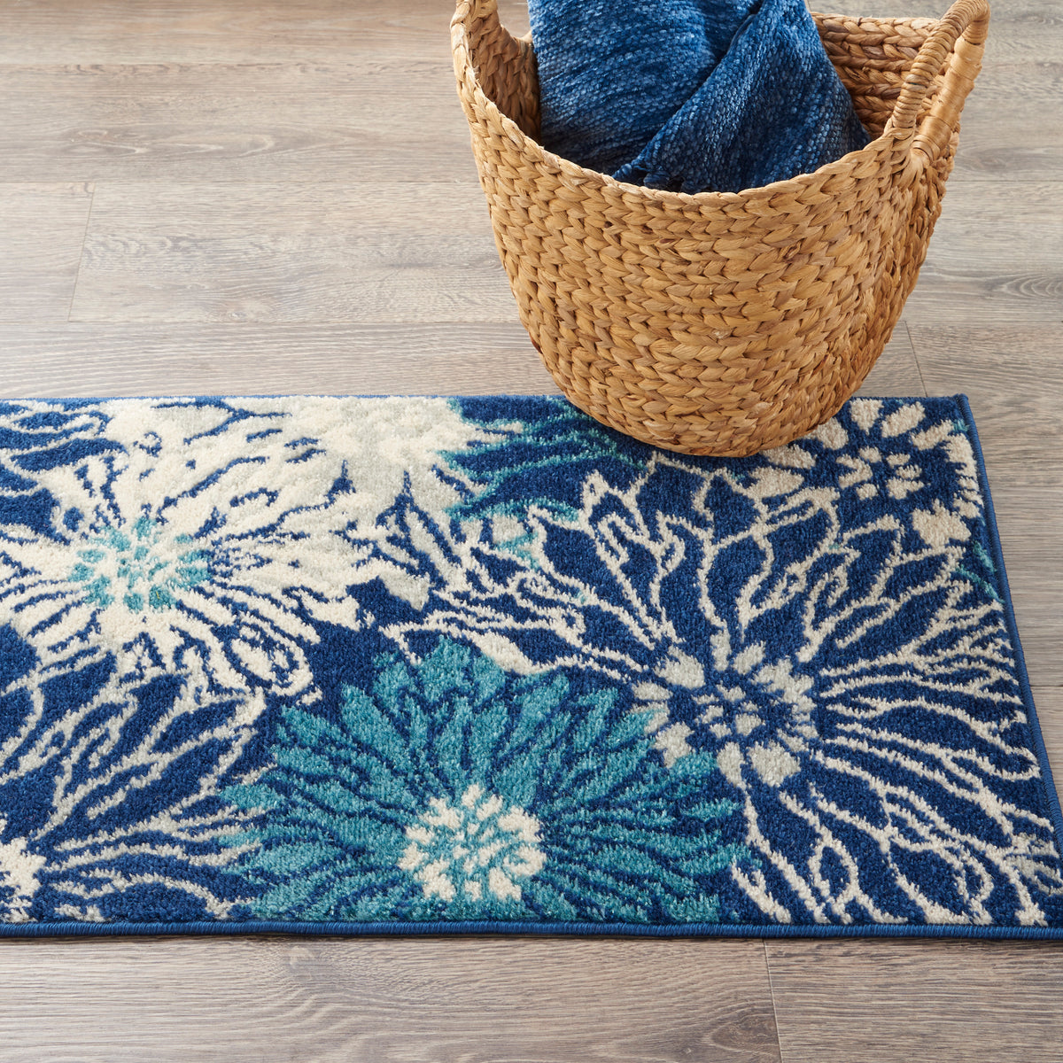 Passion PSN17 Navy Ivory Rug - room scene