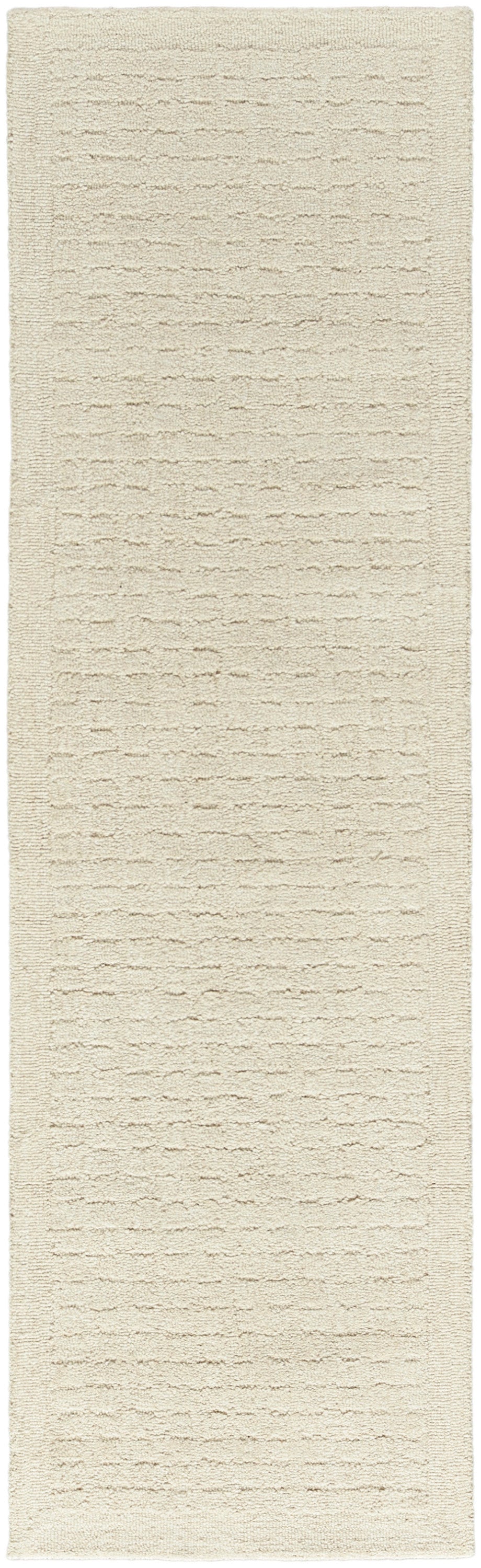 Pure Grids PGR01 Ivory Beige Rug - Runner