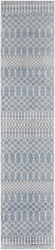 Astra Machine Washable ASW10 Blue Rug - Runner