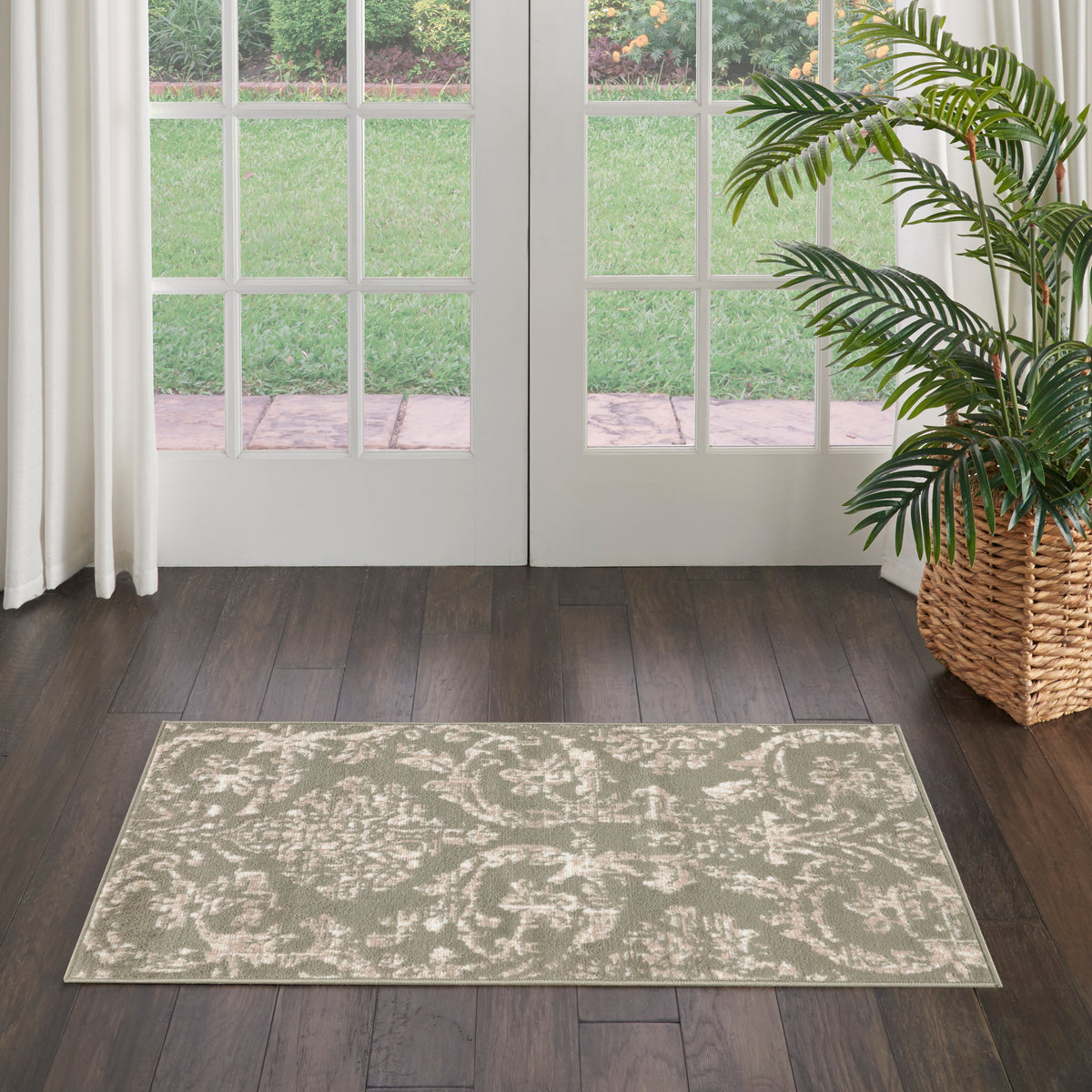 Jubilant JUB09 Olive Rug - room scene
