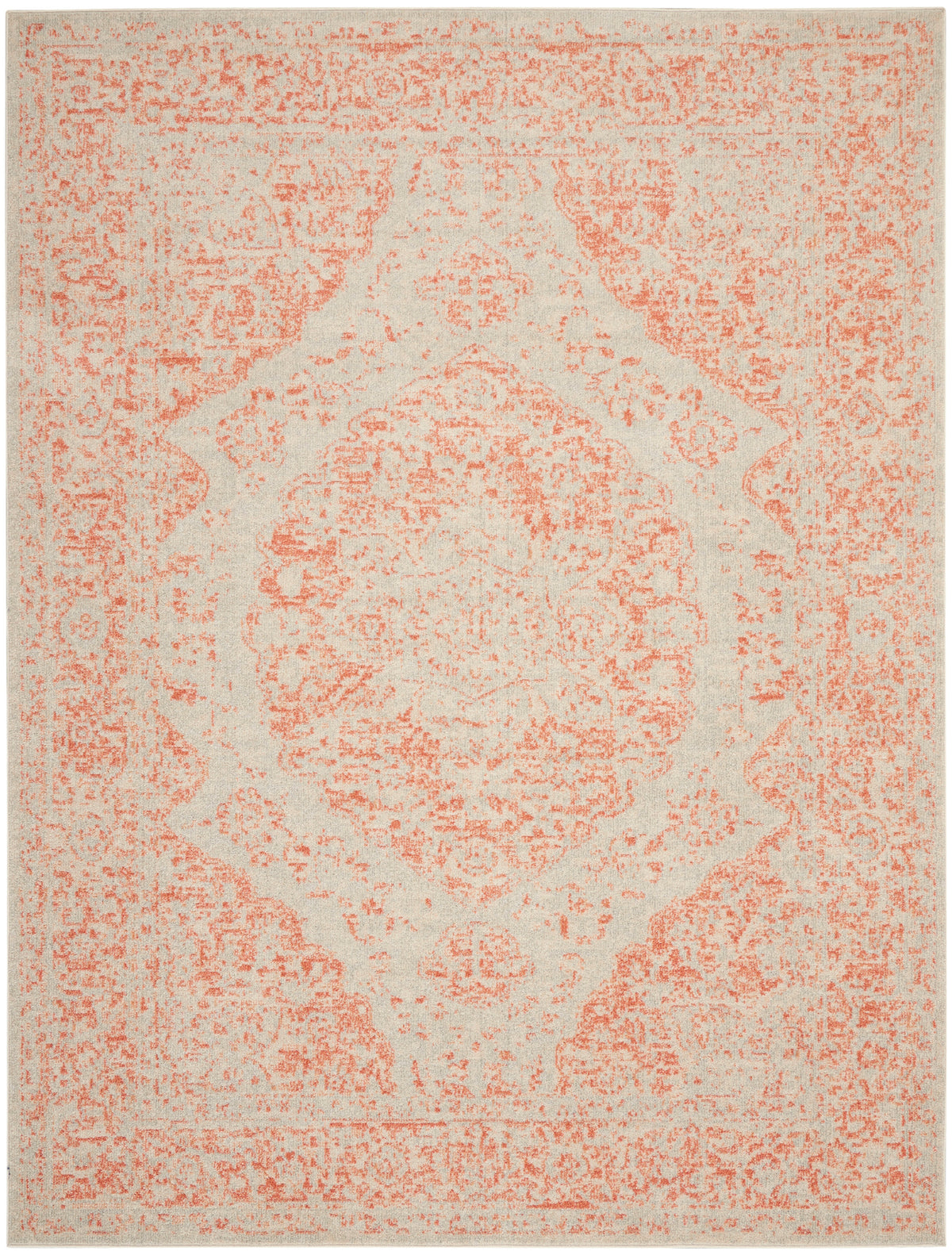 Tranquil TRA05 Ivory Pink Rug - Rectangle