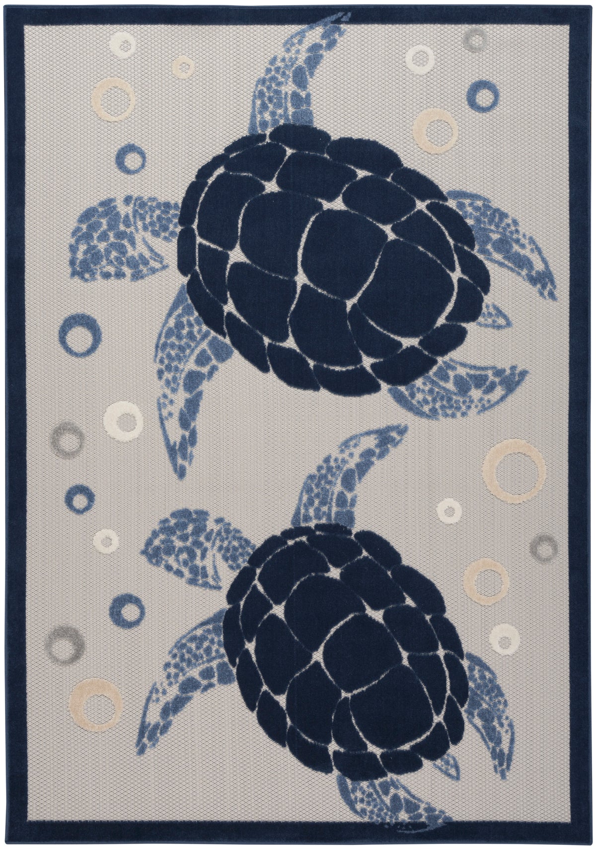 Aloha ALH27 Navy Blue Rug - Rectangle