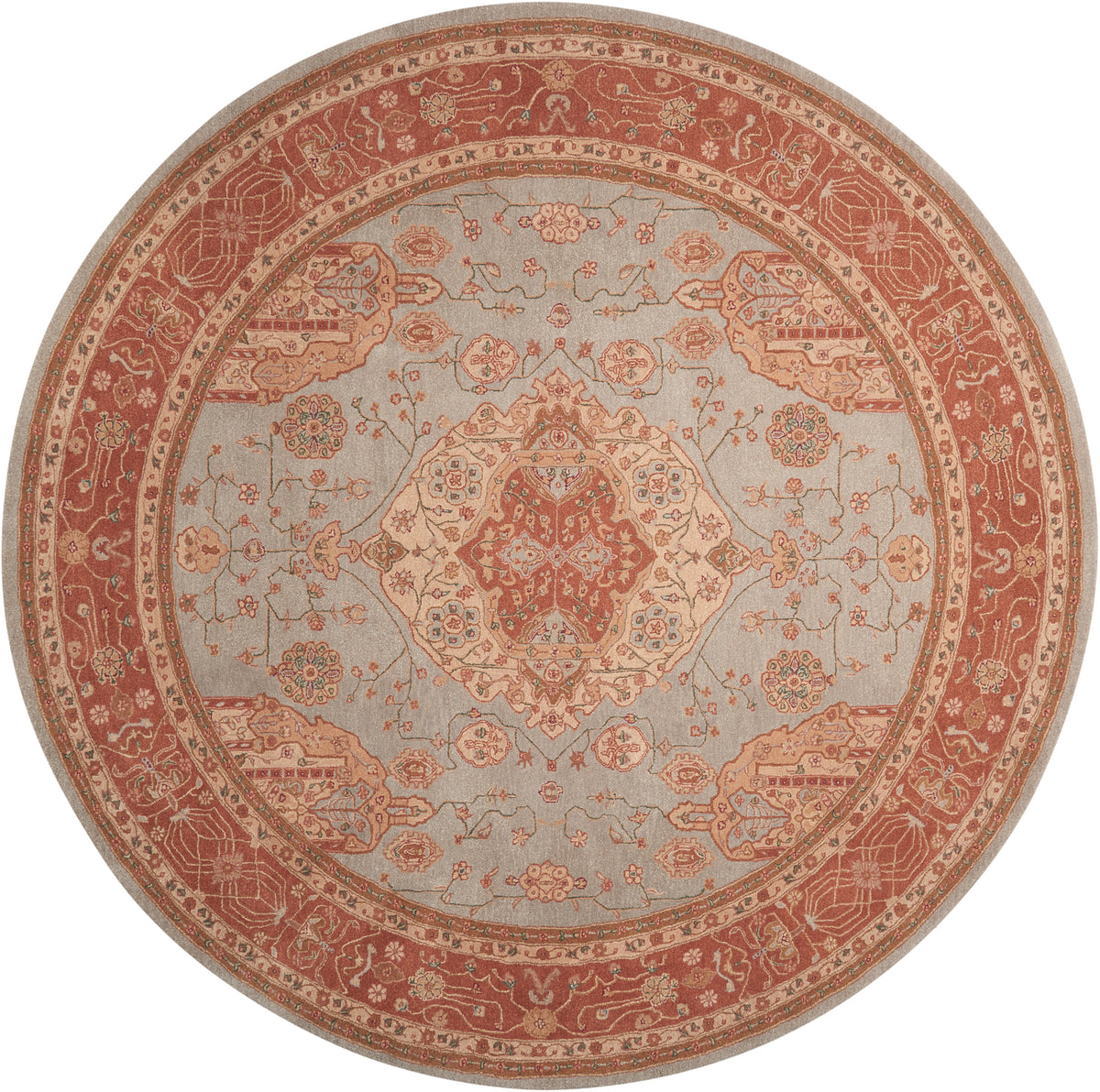 Heritage Hall HE16 Aqua Rug - Round