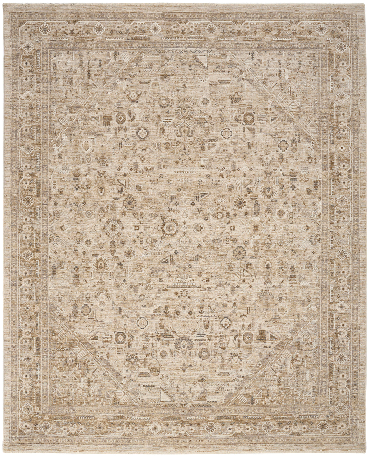 Retreat RET03 Beige Rug - Rectangle