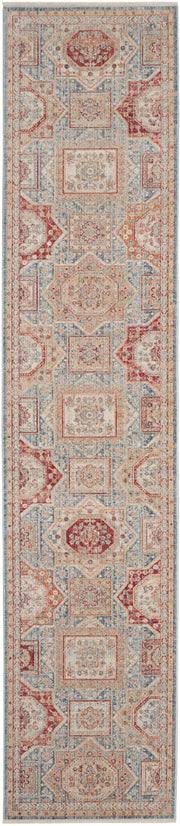 Homestead HMS02 Blue Multicolor Rug - Runner