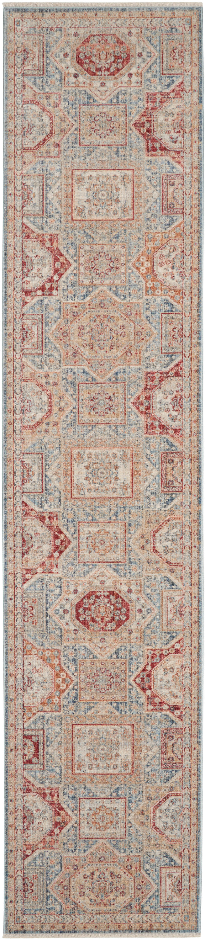 Homestead HMS02 Blue Multicolor Rug - Runner