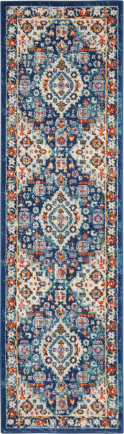Passion PSN29 Blue Multicolor Rug - Runner