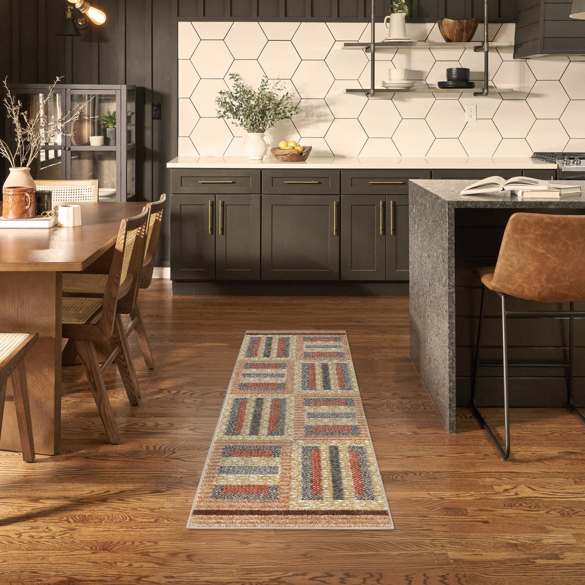 Nordic NRC11 Multicolor Rug - room scene