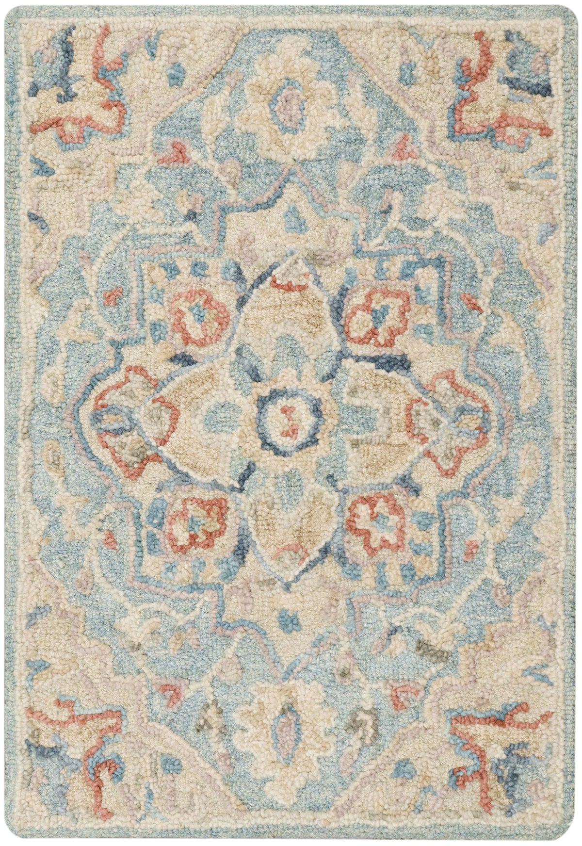 Maison MSO06 Light Blue Ivory Rug - Rectangle