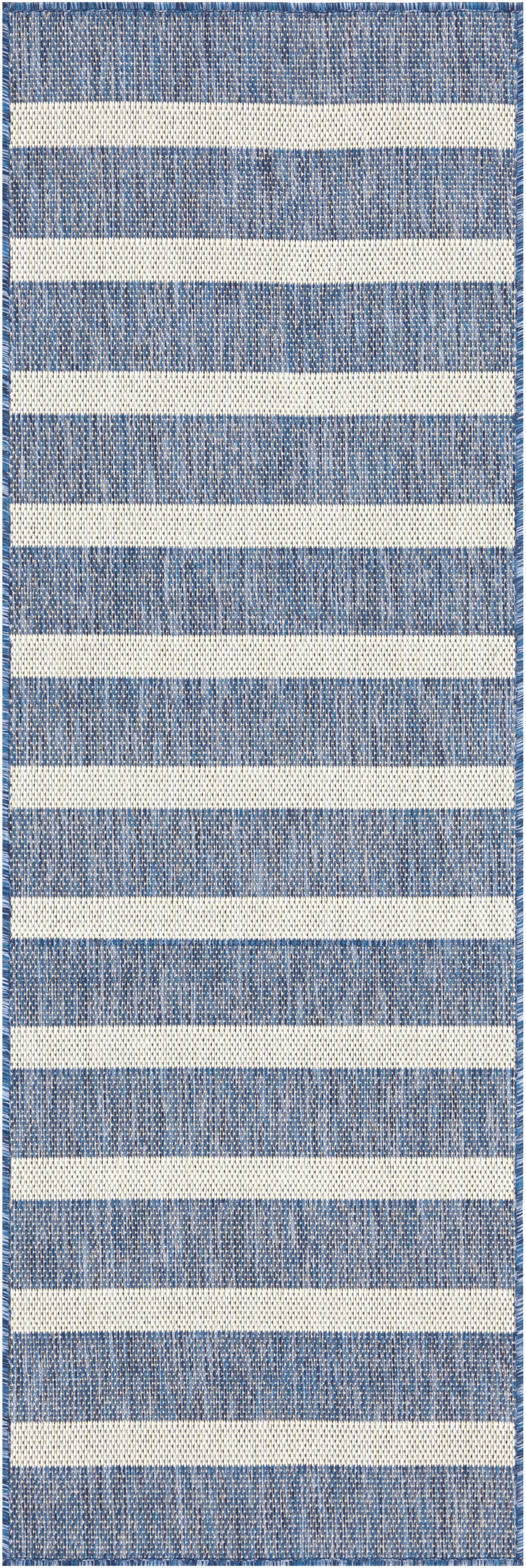 Positano POS03 Navy Ivory Rug - Runner