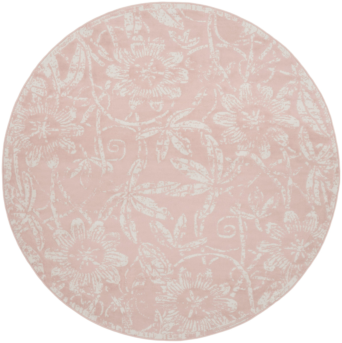 Whimsicle WHS05 Pink Rug - Round