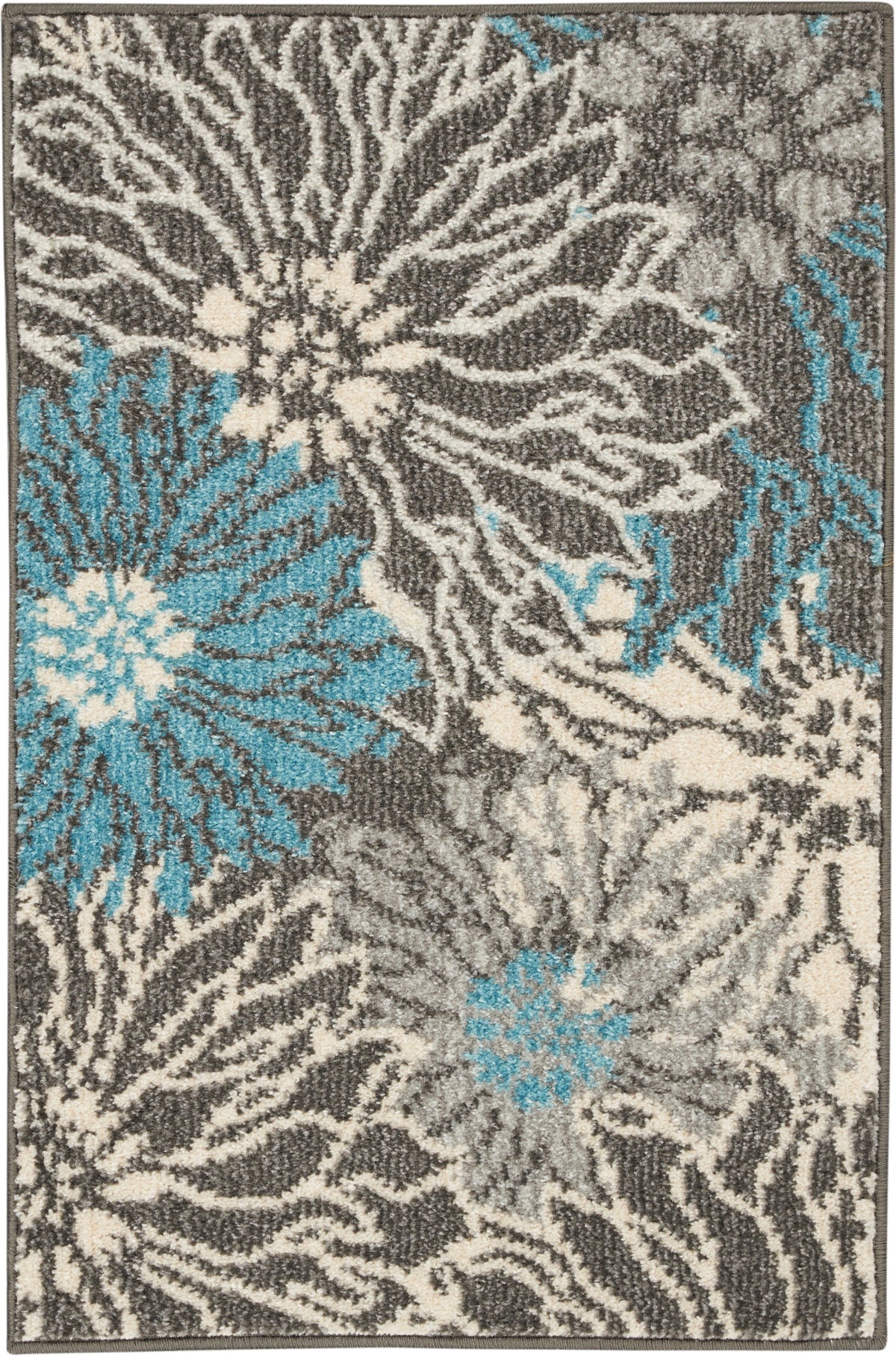 Passion PSN17 Charcoal Blue Rug - Rectangle