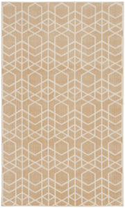 Washable Charm WCH01 Beige Ivory Rug - Rectangle