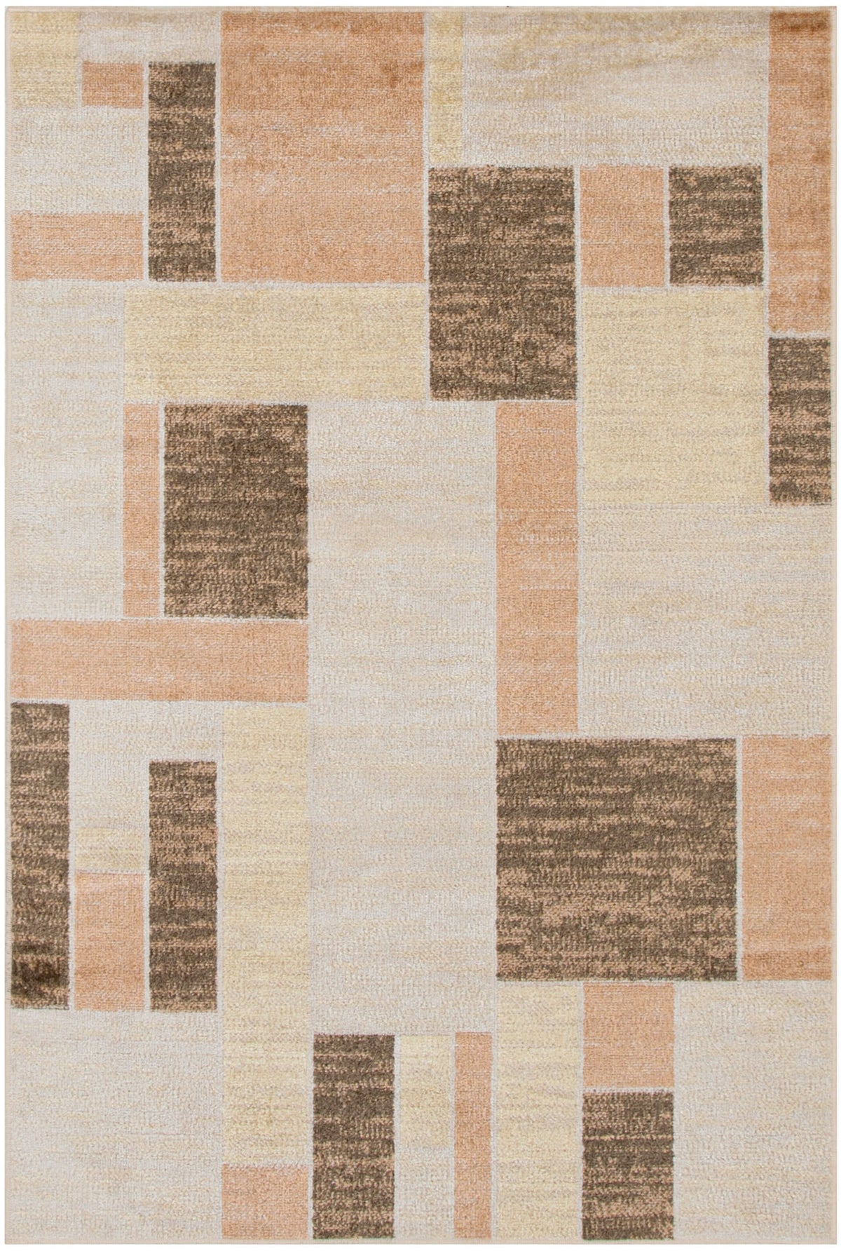 Astra Machine Washable ASW09 Beige Multicolor Rug - Rectangle