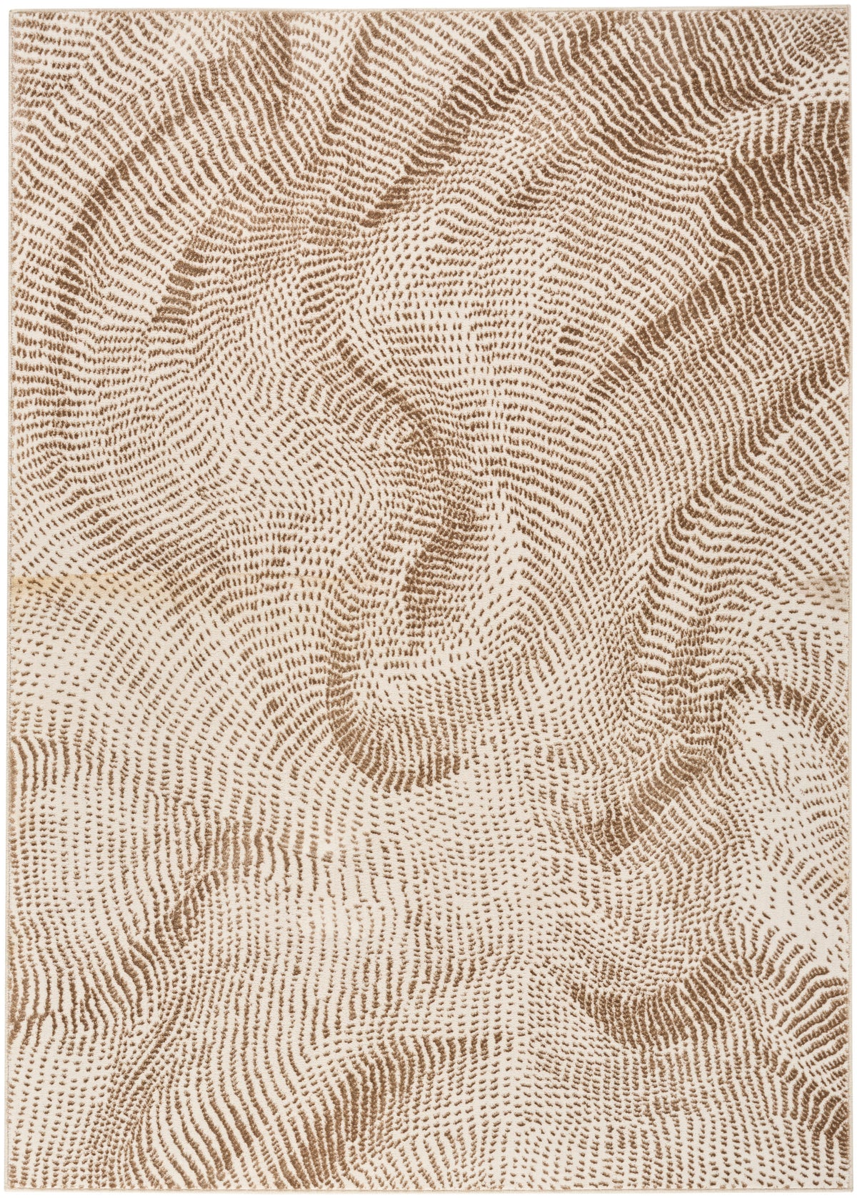 Central Park West CEP01 Beige Brown Rug - Rectangle