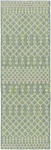 Positano POS02 Blue Green Rug - Runner