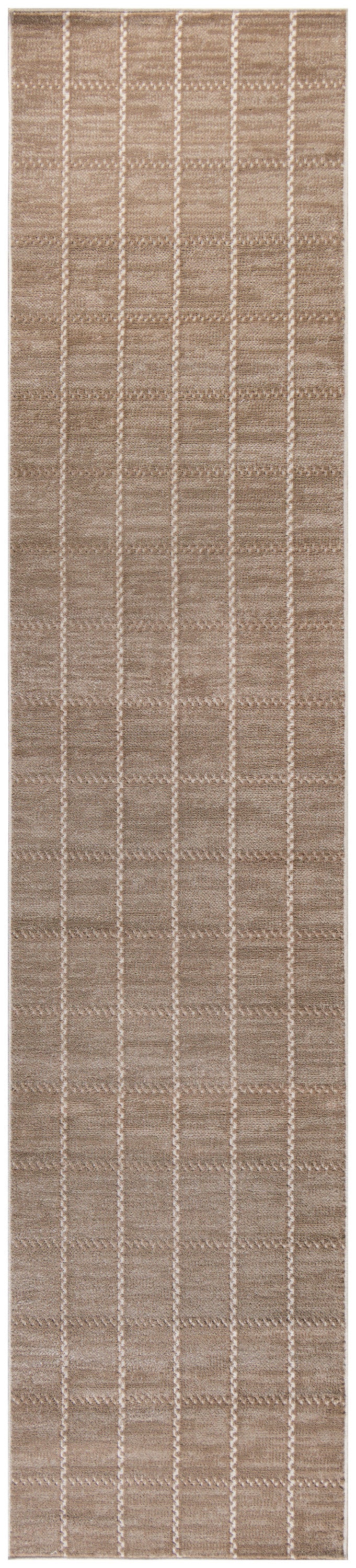 Serenity Home SRH05 Mocha Ivory Rug - Runner