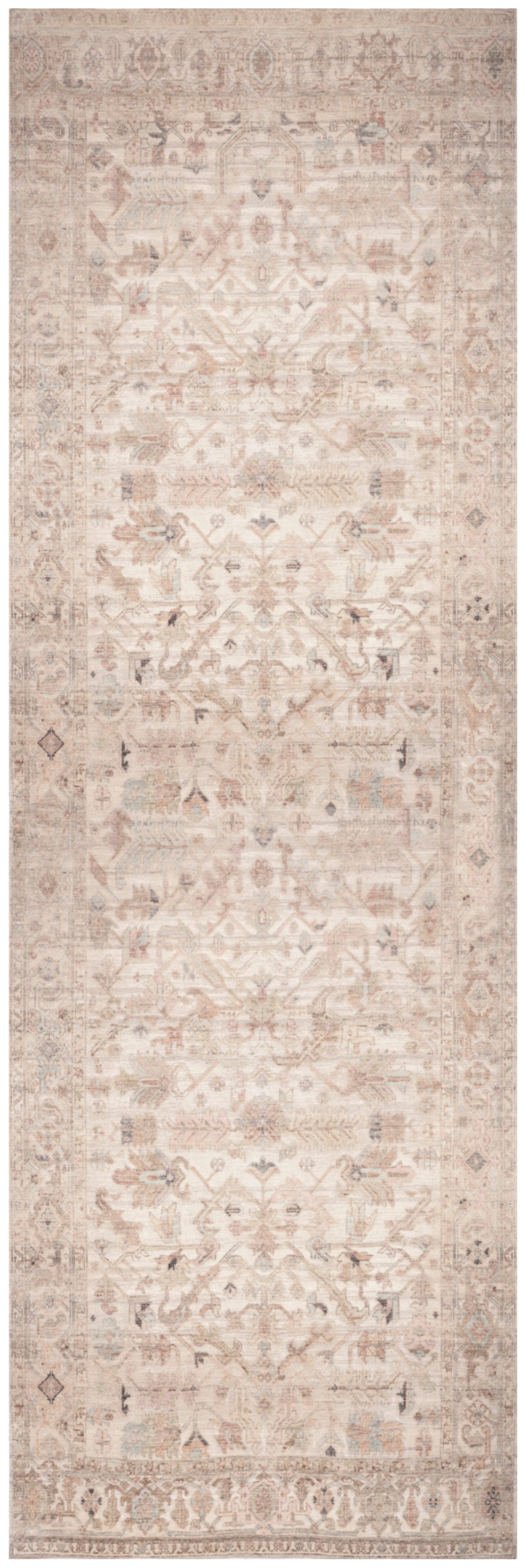 Vintage Washables VWS17 Beige Rug - Runner
