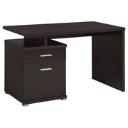 Irving 47-inch 2-drawer Office Computer Desk - Cappuccino