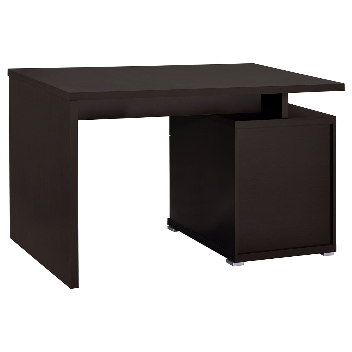 Irving 47-inch 2-drawer Office Computer Desk - Cappuccino
