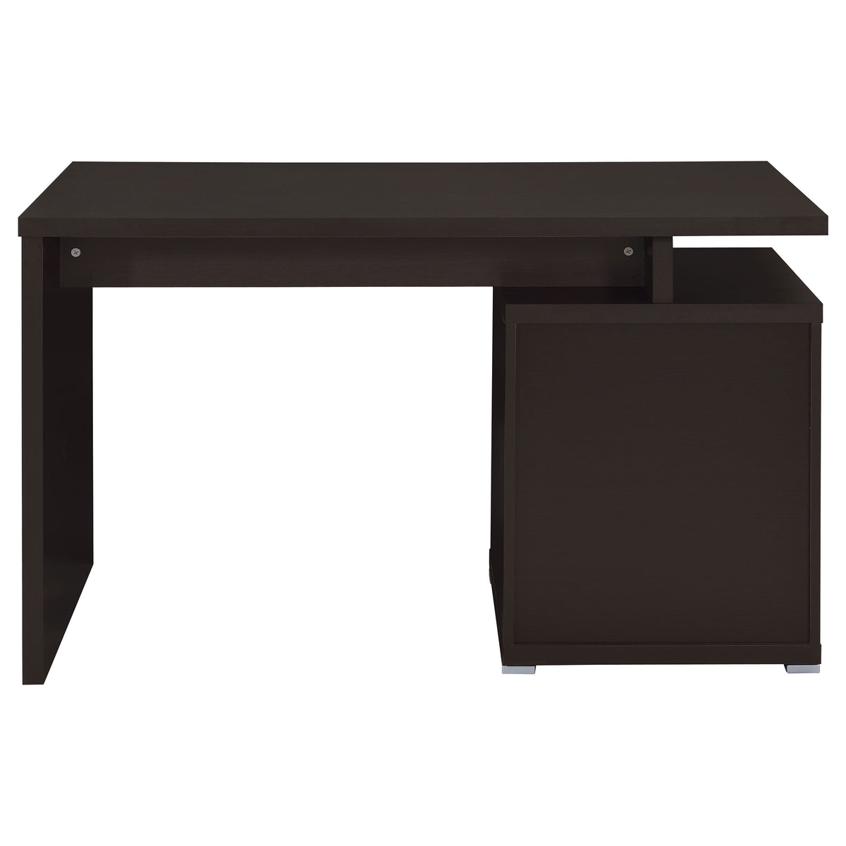 Irving 47-inch 2-drawer Office Computer Desk - Cappuccino