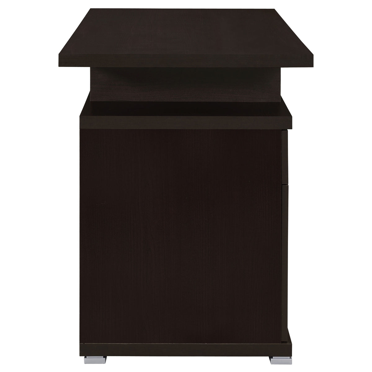 Irving 47-inch 2-drawer Office Computer Desk - Cappuccino