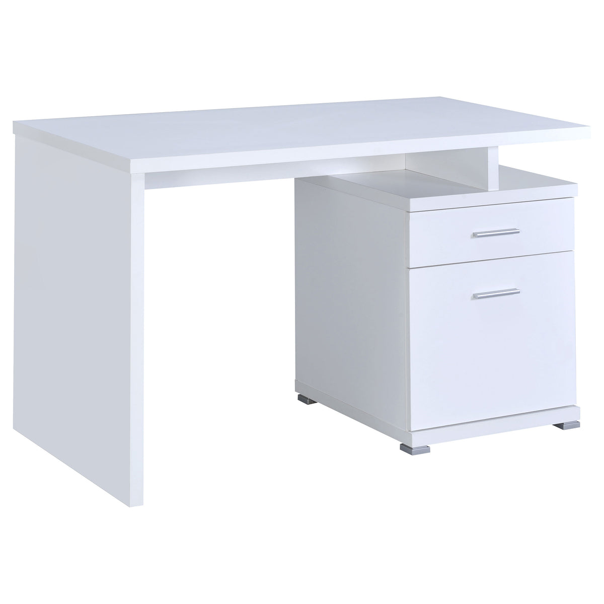 Irving 47-inch 2-drawer Office Computer Desk - White