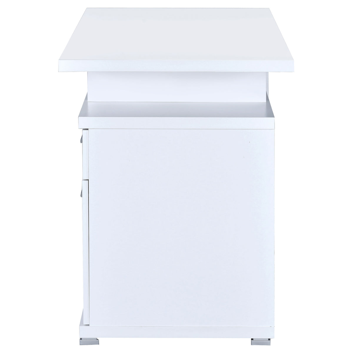 Irving 47-inch 2-drawer Office Computer Desk - White