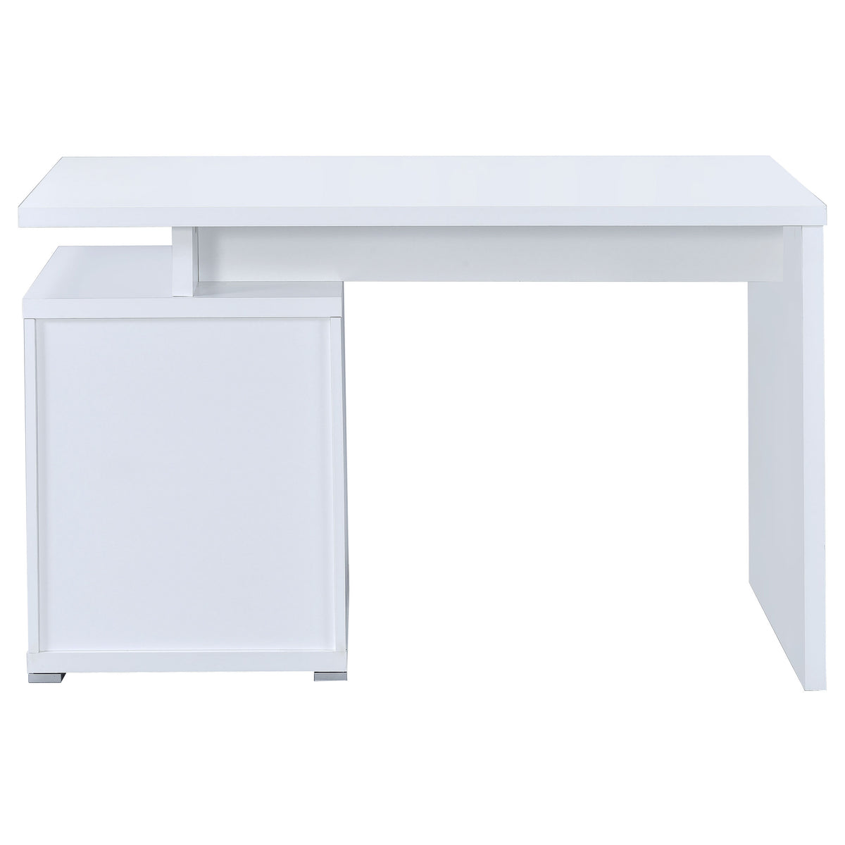 Irving 47-inch 2-drawer Office Computer Desk - White