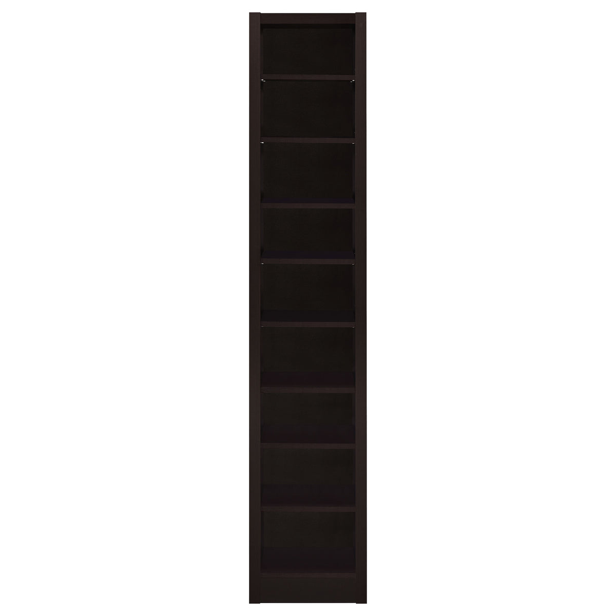 Eliam 71-inch 8-shelf Bookcase Cappuccino