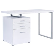 Brennan 47-inch 3-drawer Office Computer Desk - White