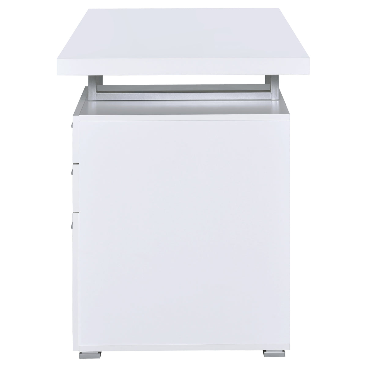 Brennan 47-inch 3-drawer Office Computer Desk - White